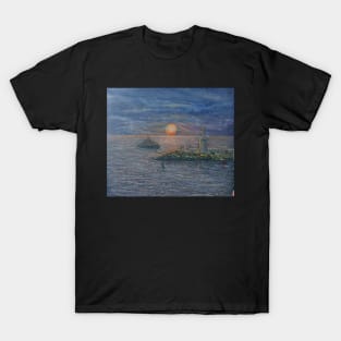 SUNRISE OVER BRIXHAM BREAKWATER AND EARLY MORNING FISHSHING T-Shirt